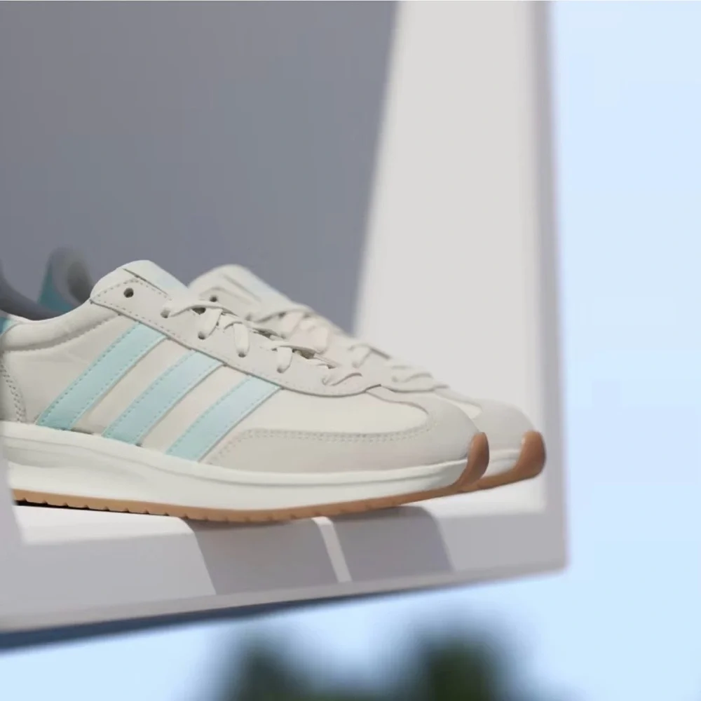 Adidas Women's Run 70’s 2.0 Semi Flash Aqua / Off White - Picture 6 of 10